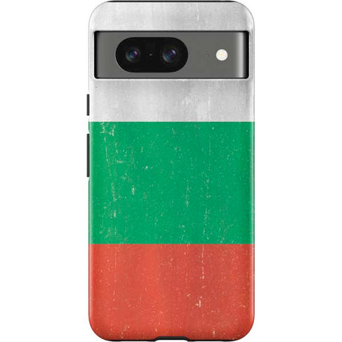 Bulgarian Flag Distressed Google Pixel 8 Impact Case